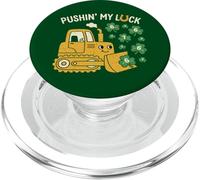 Bulldozer St Patrick 67 Lucky Numbers pour Enfants PopSockets PopGrip pour MagSafe