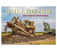 Bulldozers - des bêtes de somme à la force d'un ours, Version française (Calendrier mural 2026 DIN A4 portrait), Calendrier CALVENDO mensuel