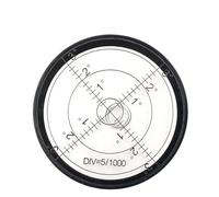 Bulle de niveau à bulle circulaire, vente directe, perle métallique universelle, diamètre 60mm, magnétique lumineux disponible, 1 pièce