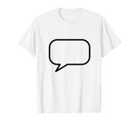 Bulle de Parole T-Shirt Graphique avec Valeur