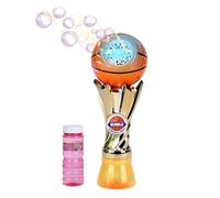 Bulle de Savon - avec lumière LED | Machine à souffler des Bulles en Forme de trophée | pour Jeux en Plein air, Jardin, Parc, Plage, Centre de Loisirs, fêtes d'anniversaire,