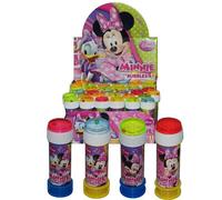 Bulle de Savon - Disney Minnie - Lot de 5 - Contenance 60ml - Jeu de patience inclus