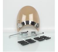 Bulle Et Saut De Vent Puig Roadster Fumé Marron Clair Pour Moto Phare Rond Neuf