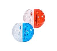VEVOR Bulle Gonflable de 1,5 m 2PCs Bleu et Rouge, Balle Pare Chocs à Bulles en PVC pour Hamster Humain 0,8 mm d'Épaisseur pour Adolescents et Adultes Jeux d'Équipe en Plein Air Jouets Pare-Chocs