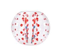 Bulle Gonflable 150cm Motif Pois Rouge Pour Adultes Jouets Pare-Chocs Jardin