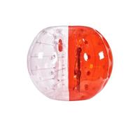 Bulle Gonflable 150cm Pour Hamster Humain 0,08cm d'Epaisseur Rouge et Transparent