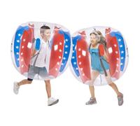 Bulle Gonflable - VEVOR - 1150 x 1 150 x 900 mm,Ballon Pare-chocs 1,2m 2PCs Bulle Sumo,pour Enants et Adolescents,Rouge et Bleu