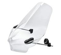 Bulle Moto Pare-Brise Universel Scooter Quad pour Star pour XSR 900 700 V Autres Modèles Déflecteur Vent Pare Brise Moto(Clear)