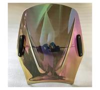 Bulle Moto pour Benda Dark Flag 500 Déflecteurs De Pare-Brise Moto Accessoires Support Réglable 7/8 "22mm Pare-Brise Déflecteur(Clear Iruidium)