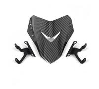 Bulle Moto pour CB1000 pour CB 1000 pour Hornet pour SP 2025 Pare-Brise Protection Déflecteur Carénage Avant Pare Brise Moto(Carbon Fiber Look)