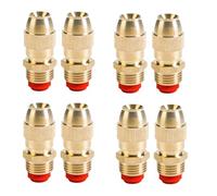Bulle réglable de 10 pc,arroseur de Jardin à Haute Pression en Laiton pour Les systèmes de Refroidissement et d'irrigation, buse d'eau à Haute atomisation Adjustable Atomization Spray Head 10 pièces