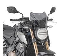Bulle saute-vent fumé Givi Honda CB650R 19/CB1000R 18 - noir/doré - TU