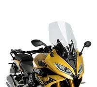 Puig Bulle Touring Plus 7617W extra haute, aérodynamique, profil arrondi Transparent