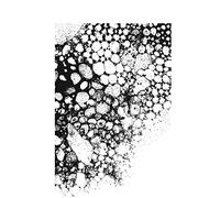Bulles avec GRIDBLOCK Tampon transparent pour la fabrication de cartes, le scrapbooking et les supports mixtes