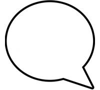 Bulles Bd À Personnaliser Vers La Droite - 10x10cm - Sticker/Autocollant