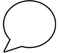 Bulles Bd À Personnaliser Vers La Gauche - 20x20cm - Sticker/Autocollant