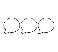 Bulles Bd À Personnaliser Vers La Gauche - 3 Stickers De 10cm - Sticker/Autocollant