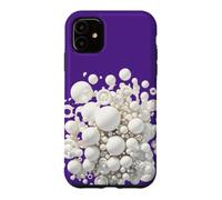 Bulles de Bain White Bubbles. Design de Mousse Art Bath pour Femmes Coque pour iPhone 11