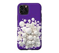 Bulles de Bain White Bubbles. Design de Mousse Art Bath pour Femmes Coque pour iPhone 11 Pro