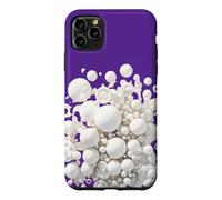 Bulles de Bain White Bubbles. Design de Mousse Art Bath pour Femmes Coque pour iPhone 11 Pro Max