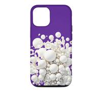 Bulles de Bain White Bubbles. Design de Mousse Art Bath pour Femmes Coque pour iPhone 12/12 Pro