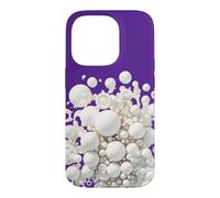 Bulles de Bain White Bubbles. Design de Mousse Art Bath pour Femmes Coque pour iPhone 14 Pro