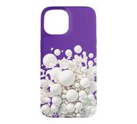 Bulles de Bain White Bubbles. Design de Mousse Art Bath pour Femmes Coque pour iPhone 15