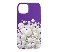Bulles de Bain White Bubbles. Design de Mousse Art Bath pour Femmes Coque pour iPhone 15 Plus