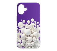 Bulles de Bain White Bubbles. Design de Mousse Art Bath pour Femmes Coque pour iPhone 16 Plus