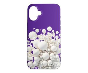 Bulles de Bain White Bubbles. Design de Mousse Art Bath pour Femmes Coque pour iPhone 16 Plus