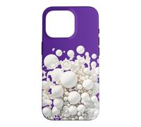 Bulles de Bain White Bubbles. Design de Mousse Art Bath pour Femmes Coque pour iPhone 16 Pro
