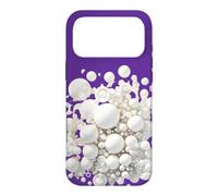 Bulles de Bain White Bubbles. Design de Mousse Art Bath pour Femmes Coque pour iPhone 17 Pro Max