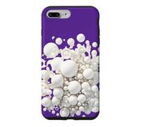 Bulles de Bain White Bubbles. Design de Mousse Art Bath pour Femmes Coque pour iPhone 7 Plus/8 Plus