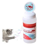 Bulles de chat, Bulles de chat - Bulles de savon pour chat Jouets pour chats pour l'intérieur et l'extérieur | Jouet à bulles avec bulles de savon pour chat au goût de chat, sûr, pour la pelouse du so