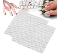 Bulles De Clavier Pour Ongles Longs, Autocollants De Frappe Pour Nail Art, Autocollants De Protection Des Ongles En Silicone, Touches De Clavier à Faire Soi-même (200 pièces)