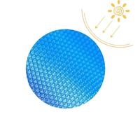 Bulles en Forme De Cœur Bache Solaire Piscine, Round Diameter 300cm PE Bache A Bulle Piscine, Empêche Les Et Les Animaux Domestiques De Se Noyer, Maintient l'eau Propre