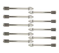 Bulles en laiton de 10pcs Tie de buse de brume en laiton, extensions de buse flexibles, brouillant le poteau étendu pour l'humidification du jardin extérieur refroidissement 3/16 15cm/(5.9In)