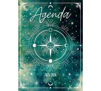 Bullet Agenda 2025-2026 - Astrologie: Semainier (1 semaine sur 2 pages) | Format moyen - A5 | 15x21 cm | Intérieur couleur | Bullet journal | To do list | Organisation & productivité