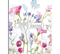 Bullet book à Remplir fleurs aquarelle: bullet point à compléter