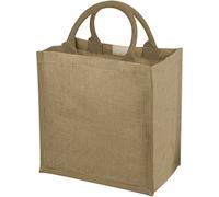Bullet - Cabas en Jute CHENNAI - Mixte (Lot de 2) (30 x 19 x 30 cm) (Marron)