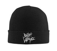 Bullet pour Mon Groupe de Rock de la Saint-Valentin Rib Knit Cuffed Beanie pour Hommes Femmes Hiver Chaud Tricoté Bonnet Caps