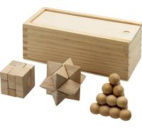 Bullet - Puzzle en bois "Brainiac", set 3 en 1 PF950 (7,8 cm x 18,1 cm x 7 cm) (bois)