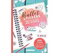 Bullet stickers Messages 100 % bonheur