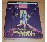 BULLET TRAIN 4K UHD + BLU-RAY + 9 CARTES POSTALES NEUF SCELLÉ STEELBOOK A-B-C