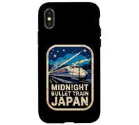 Bullet Train Japan Midnight Shinkansen Retro Anime Sovenir Coque pour iPhone X/XS