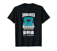 Bullet Train Shinkansen Japanese Kanji E5 Series Japan Rail T-Shirt