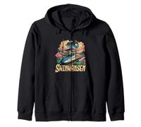 Bullet Train Shinkansen Japonais Kanji Japon Anime Manga Fan Sweat à Capuche