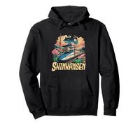 Bullet Train Shinkansen Japonais Kanji Japon Anime Manga Fan Sweat à Capuche
