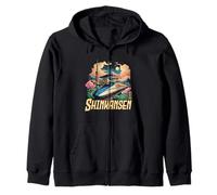 Bullet Train Shinkansen Japonais Kanji Japon Anime Manga Fan Sweat à Capuche