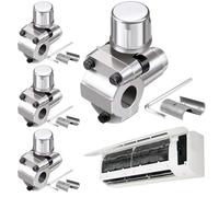 Bullet Valve, Piercing Tap for Plumbing, Accessories Design with Easy Installation and Reliable Sealing, Tool Kit for Home Kitchen Project Ice Maker Fridge HVAC Air Conditioners